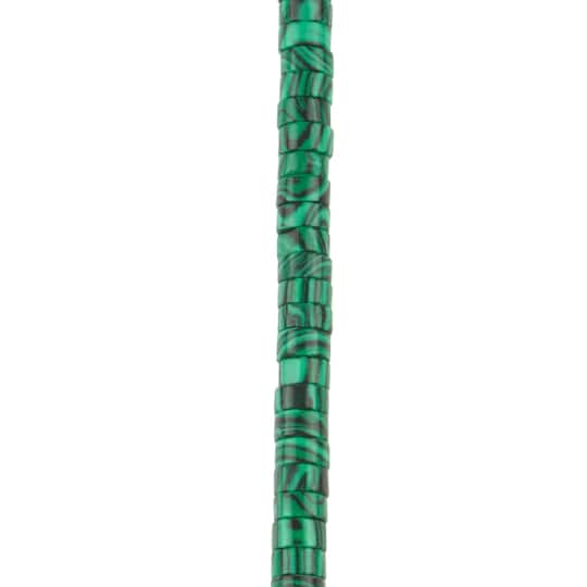 Green Reconstituted Stone Heishi Beads by Bead Landing